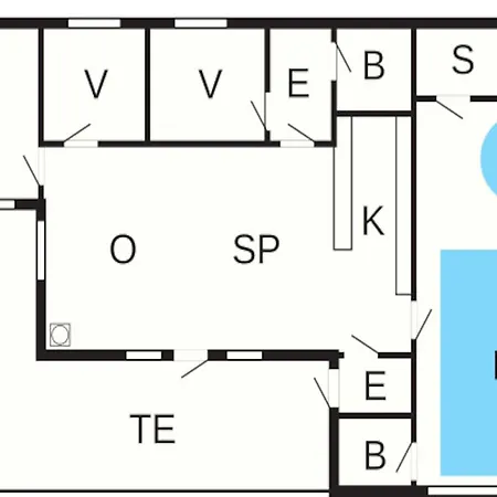 Three-Bedroom Holiday home in Hals 22 Vakantiehuis